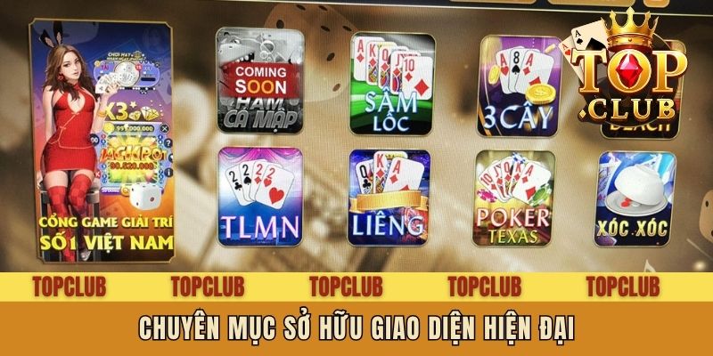 Chuyên mục sở hữu giao diện hiện đại